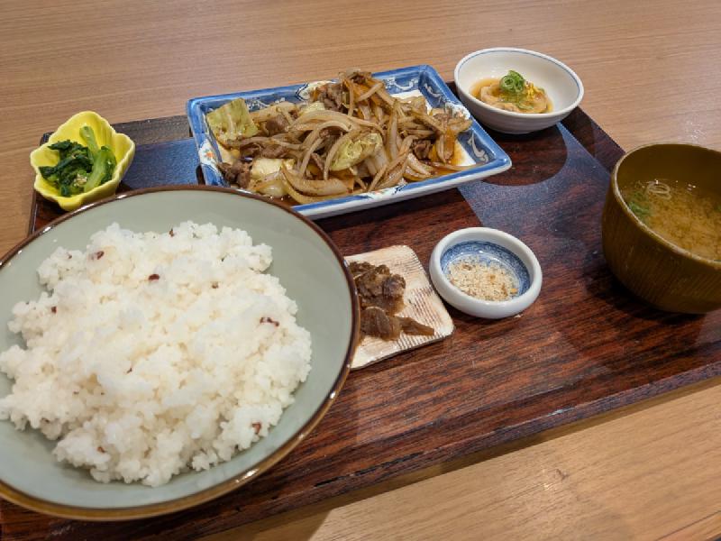 ジンギスカン定食